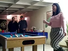 MASSIVE PAWG Playing Pool!