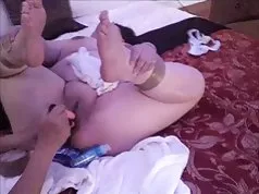 Chubby  Amateur Asian mature toy play