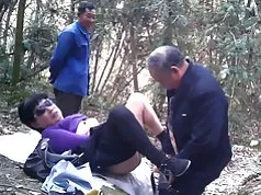 Older Men In The Wood