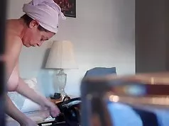 Aunt nude hidden cam