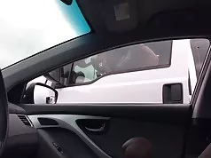 She couldn't stop looking. Dick flash